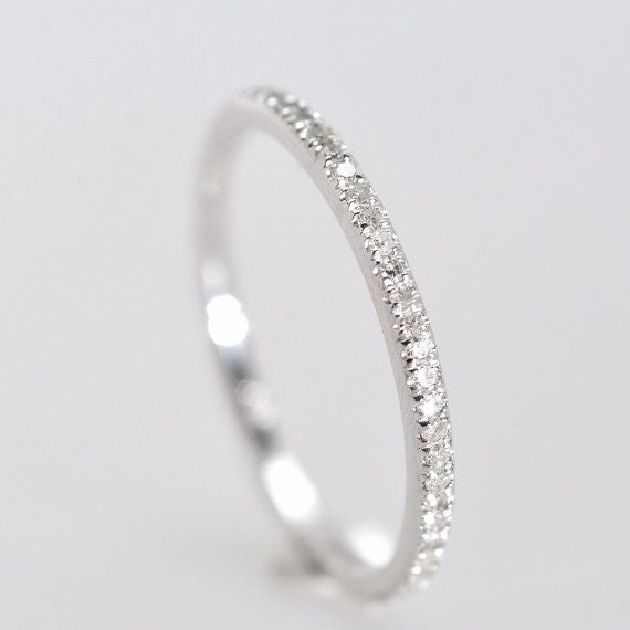 Sterling Silver Eternity Band