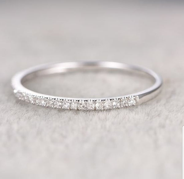 Sterling Silver Eternity Band
